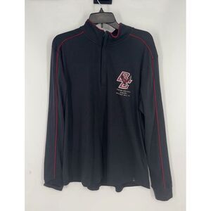 Boston College Eagles Under Armour Quarter 1/4 Zip Sweatshirt Loose Womens Large